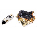 Foite subtiri colorate pentru decor unghii FSU05 Black Gold